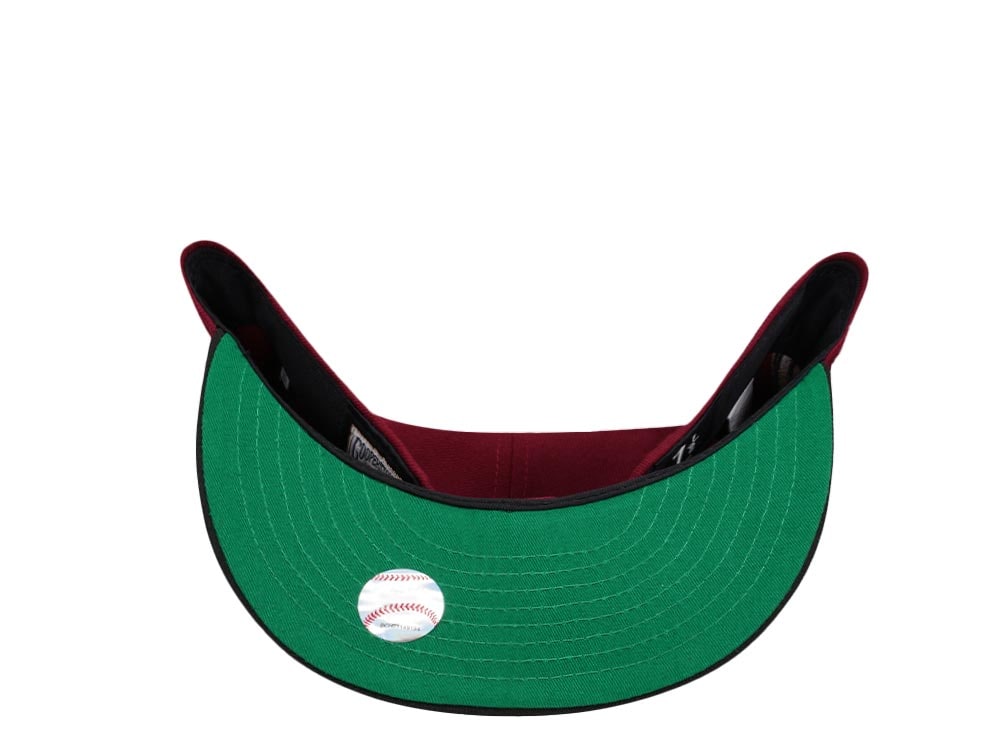 New Era Washington Nationals Stadium Anniversary Smooth Red Two Tone Throwback Edition 59Fifty Fitted Gorra