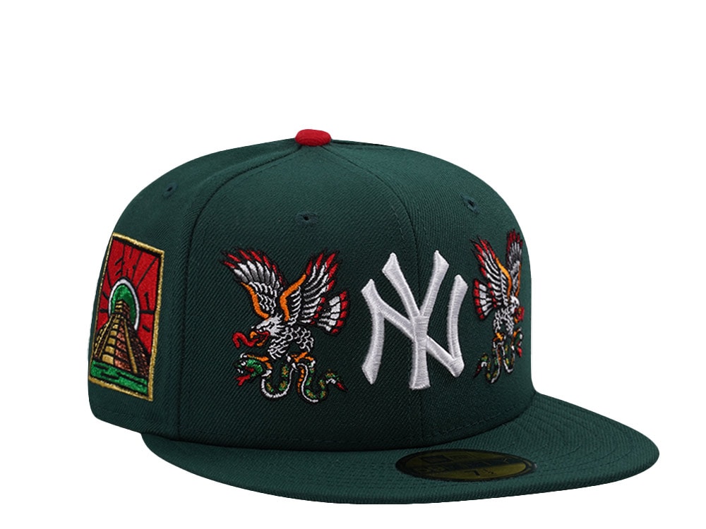 New Era New York Yankees Eagle Dark Green Prime Edition 59Fifty Fitted Gorra