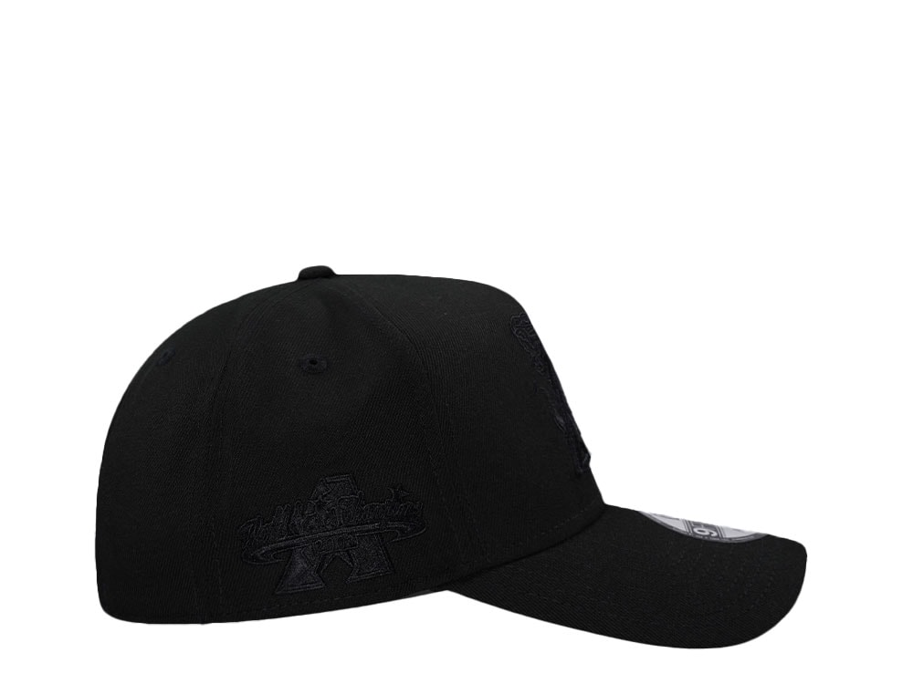 New Era Arizona Diamondbacks World Series Champions 2001 Black on Black 9Forty A Frame Snapback Gorra