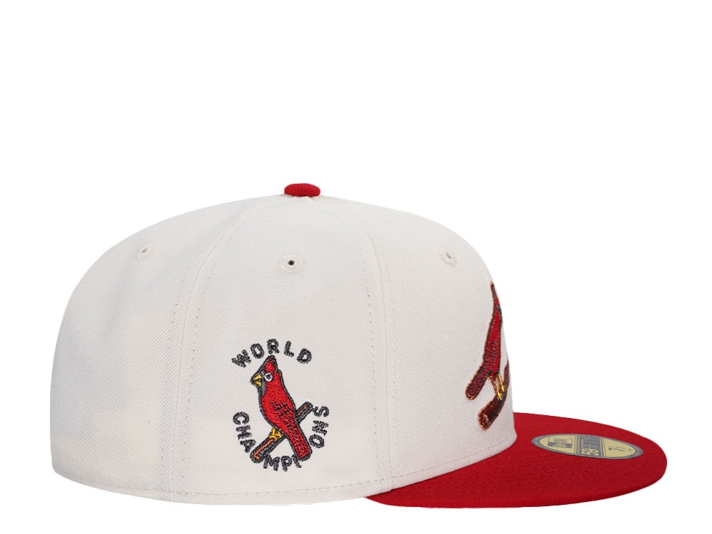New Era St. Louis Cardinals World Champions Chrome Throwback Two Tone Edition 59Fifty Fitted Gorra