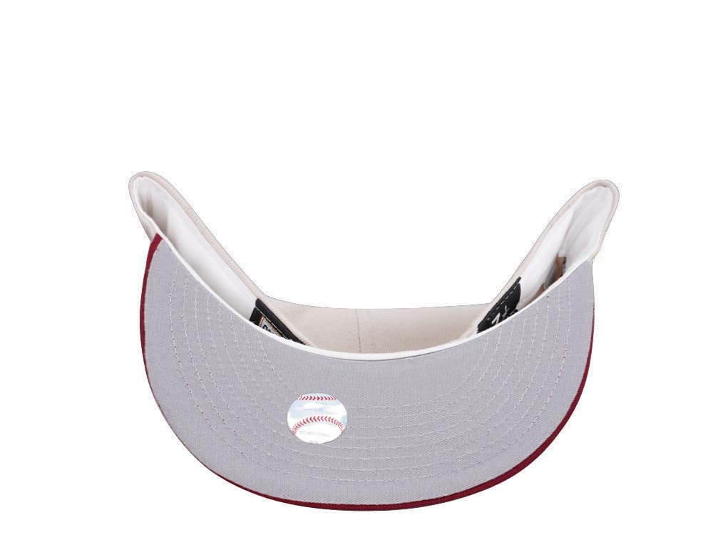 New Era Philadelphia Phillies World Series 2008 Stone Glow Two Tone Edition 59Fifty Fitted Gorra