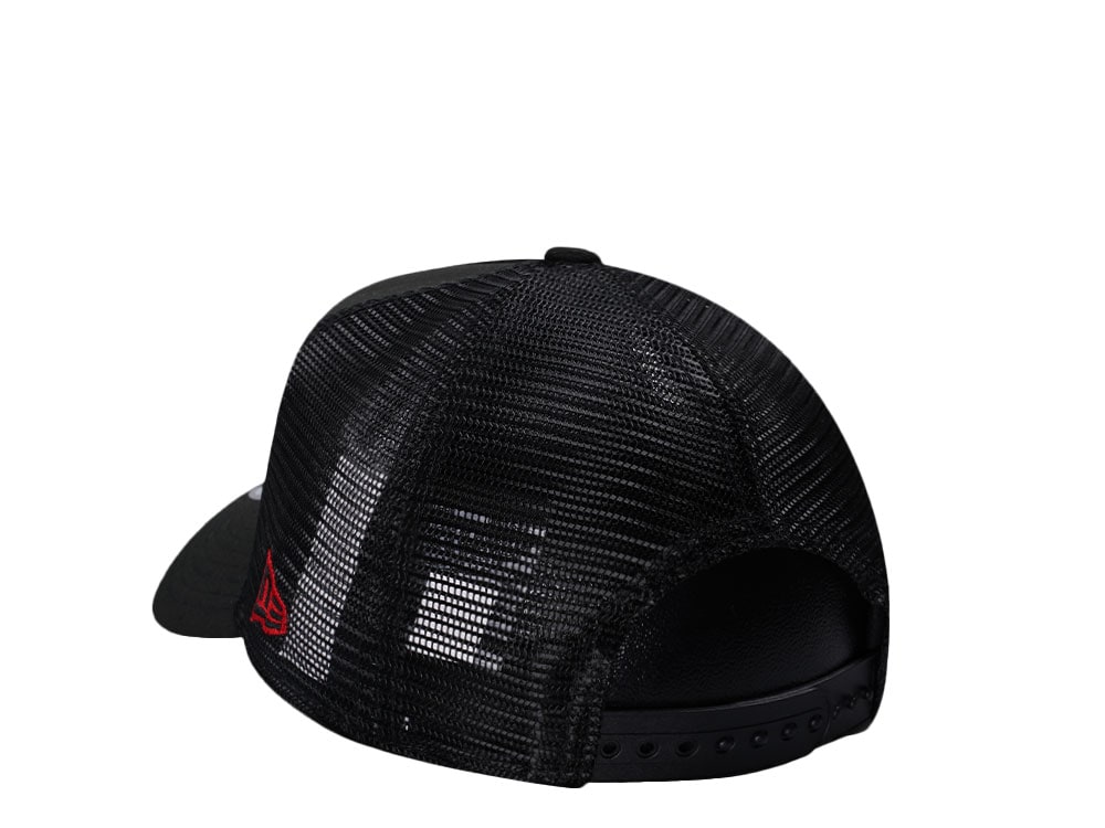 New Era Toronto Blue Jays Black Red 40th Anniversary Trucker 9Forty A Frame Snapback Gorra