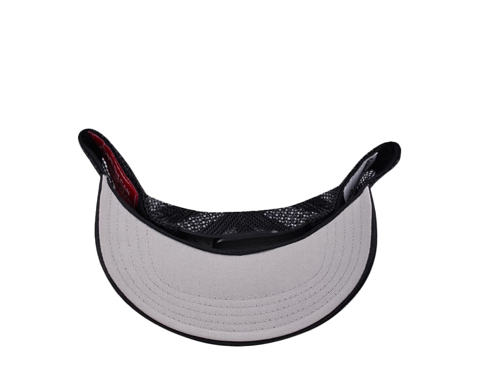 American Needle Mack Truck Square Patch Valin Black Trucker Snapback Gorra