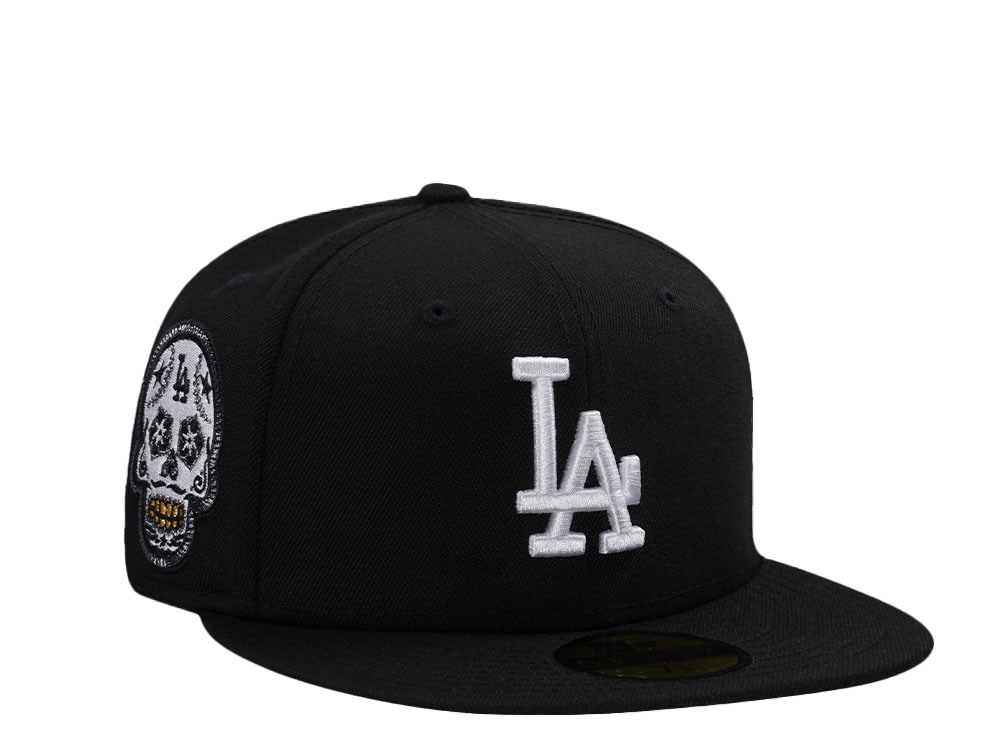 New Era Los Angeles Dodgers Skull Black Prime Edition 59Fifty Fitted Gorra