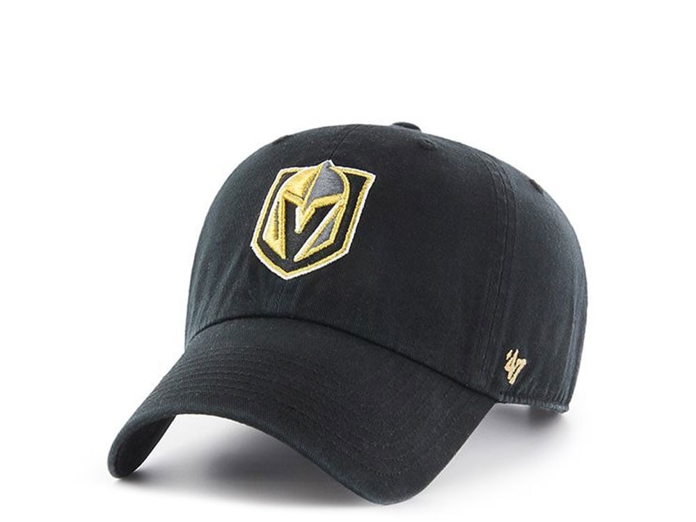 47Brand Vegas Golden Knights Clean Up Strapback Gorra