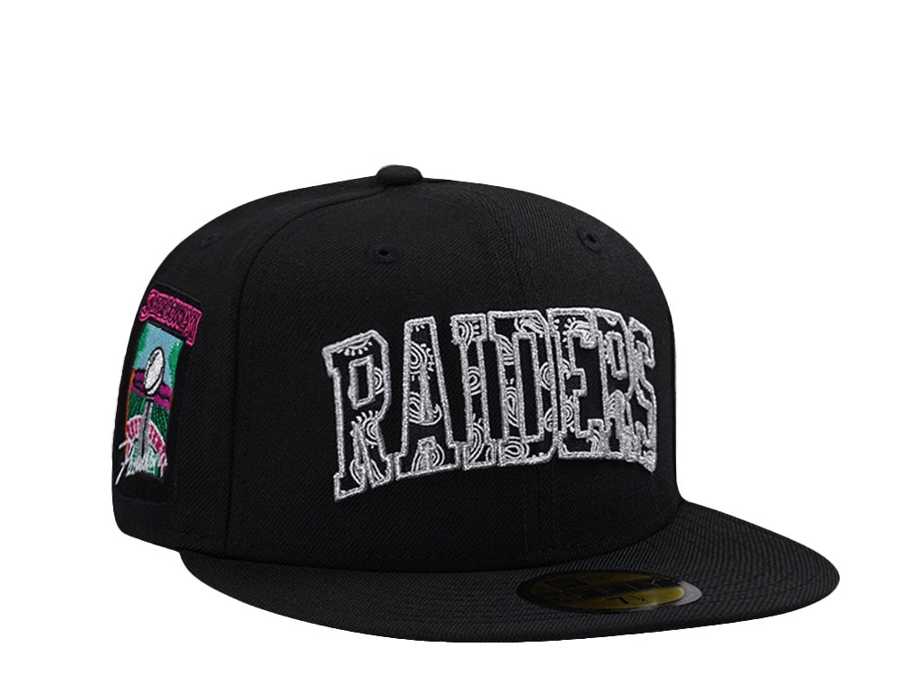 New Era Las Vegas Raiders Super Bowl XI Wool Black Prime Edition 59Fifty Fitted Gorra