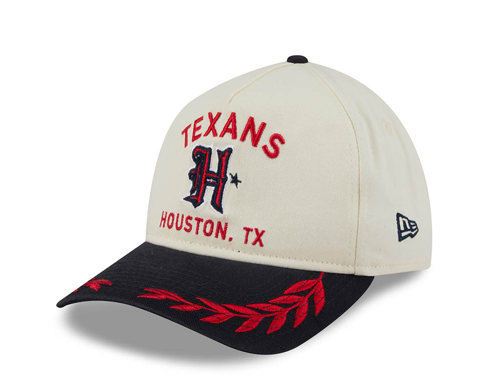 New Era Houston Texans 2025 Draft Edition 9Twenty A Frame Strapback Gorra