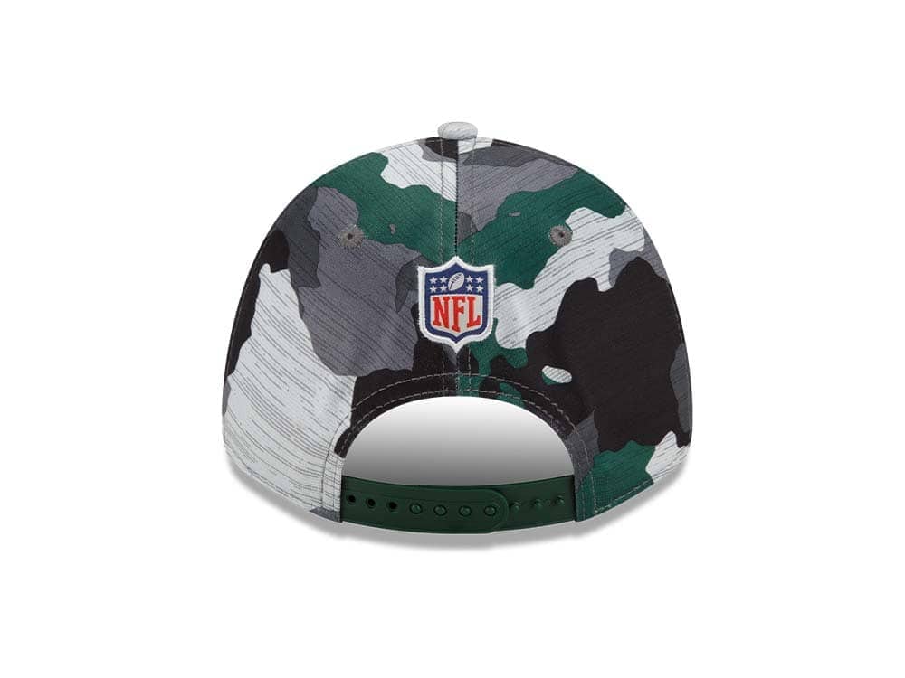 New Era Green Bay Packers NFL Training Camp 22 Camo 9Forty Stretch Snapback Gorra