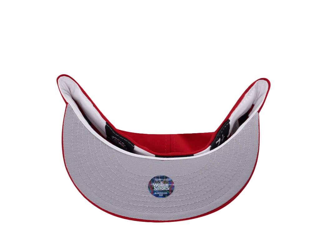 New Era Los Angeles Dodgers World Series 2024 Champions Red Edition 59Fifty Fitted Gorra