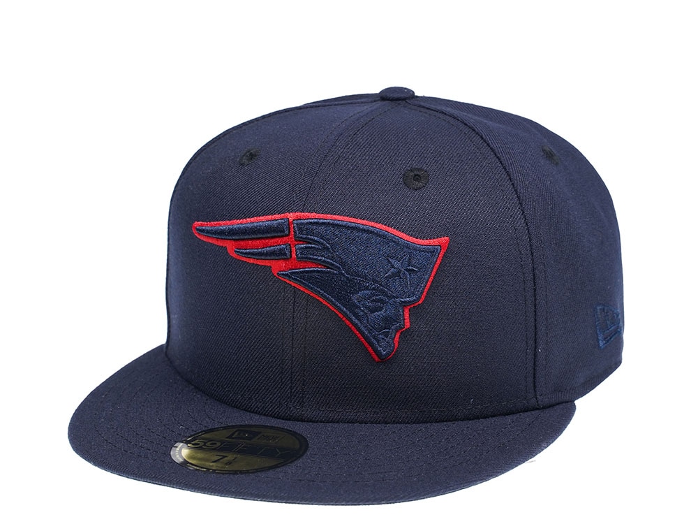 New Era New England Patriots Blue Tonal 59Fifty Fitted Gorra