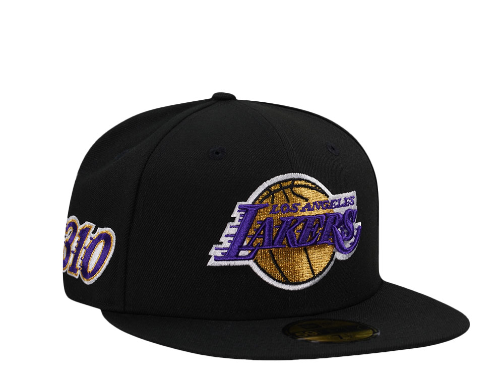 New Era Los Angeles Lakers Lakeshow Gold Black Edition 59Fifty Fitted Gorra