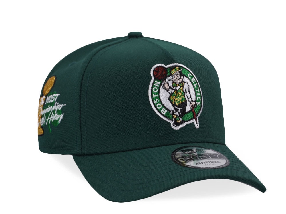 New Era Boston Celtics Most Championships in NBA Prime Edition 9Forty A Frame Snapback Gorra