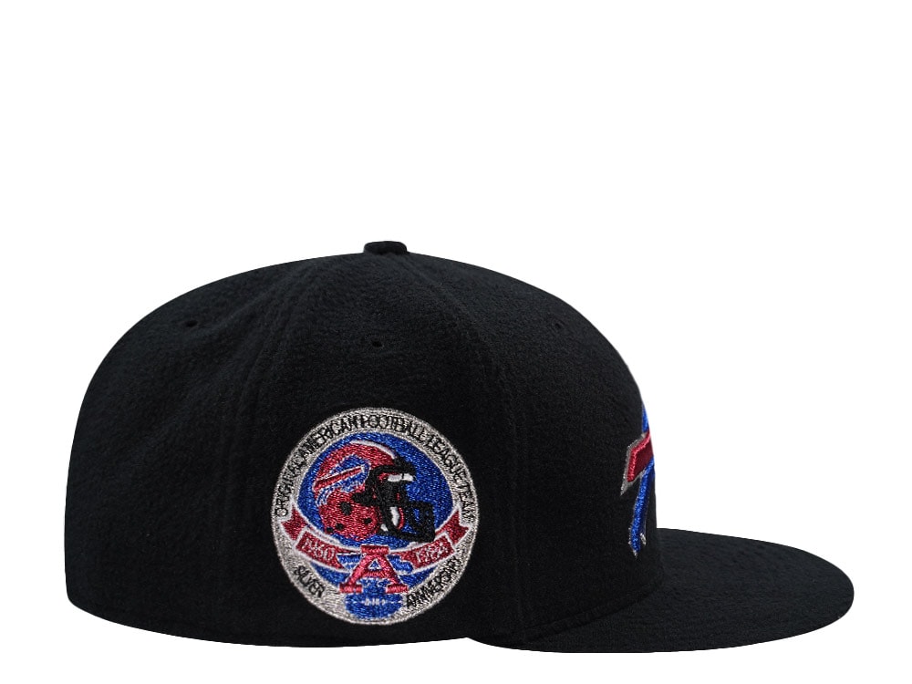 New Era Buffalo Bills 25th Anniversary Black Prime Fleece Edition 59Fifty Fitted Gorra