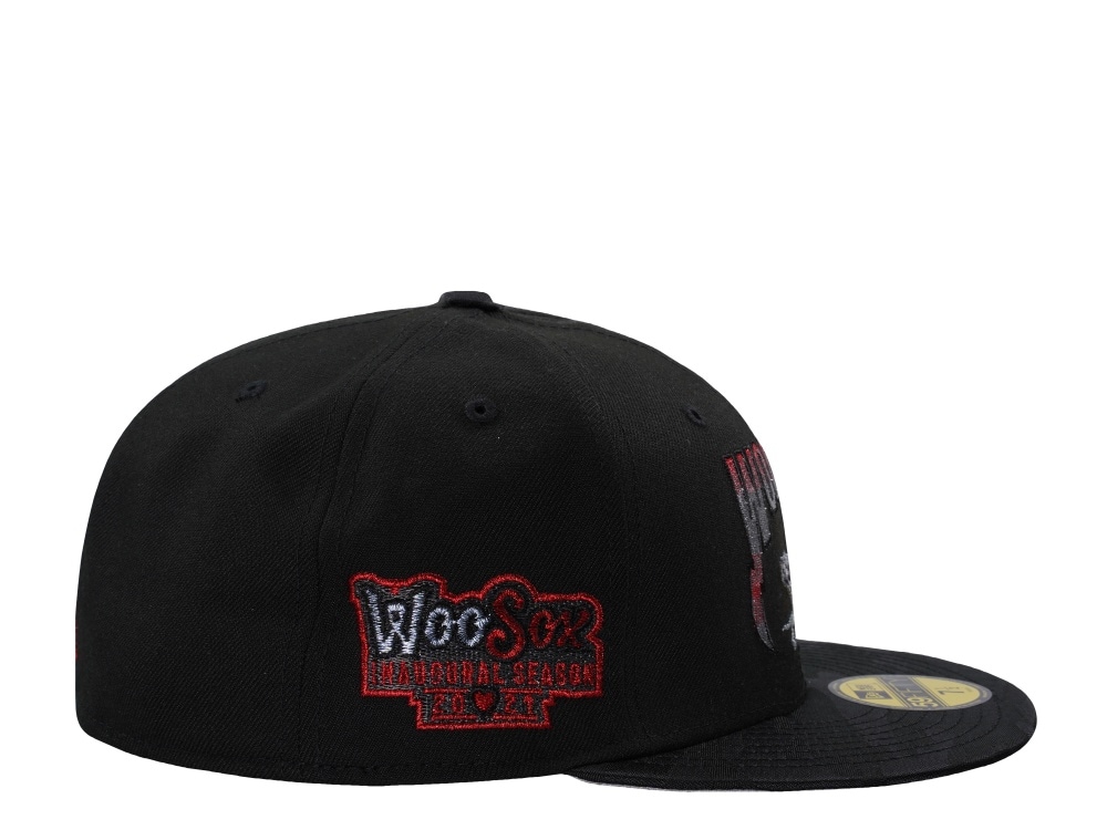 New Era Worcester Red Sox Black Camouflage Prime Edition 59Fifty Fitted Gorra