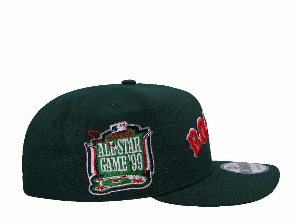 New Era Boston Red Sox All Star Game 1990 Dark Green Prime Edition 9Fifty A Frame Snapback Gorra