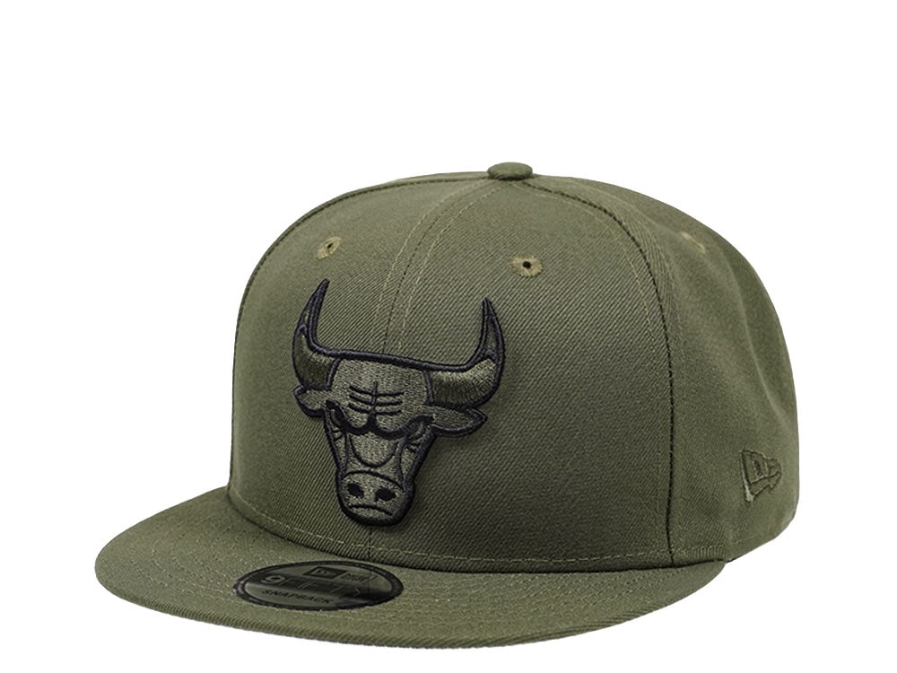 New Era Chicago Bulls Rifle Green Edition 9Fifty Snapback Gorra