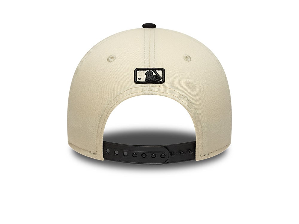New Era New York Mets Side Script Two Tone 9Forty M Crown Snapback Gorra