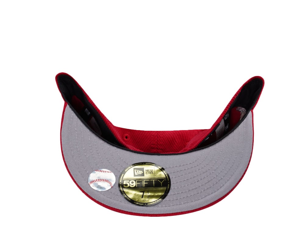 New Era Houston Astros Spacecity Red Corduroy Prime Edition 59Fifty Fitted Gorra