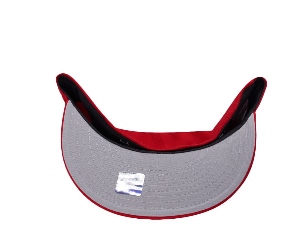 New Era Las Vegas Raiders 60th Anniversary Metallic Script Red Prime Edition 59Fifty Fitted Gorra