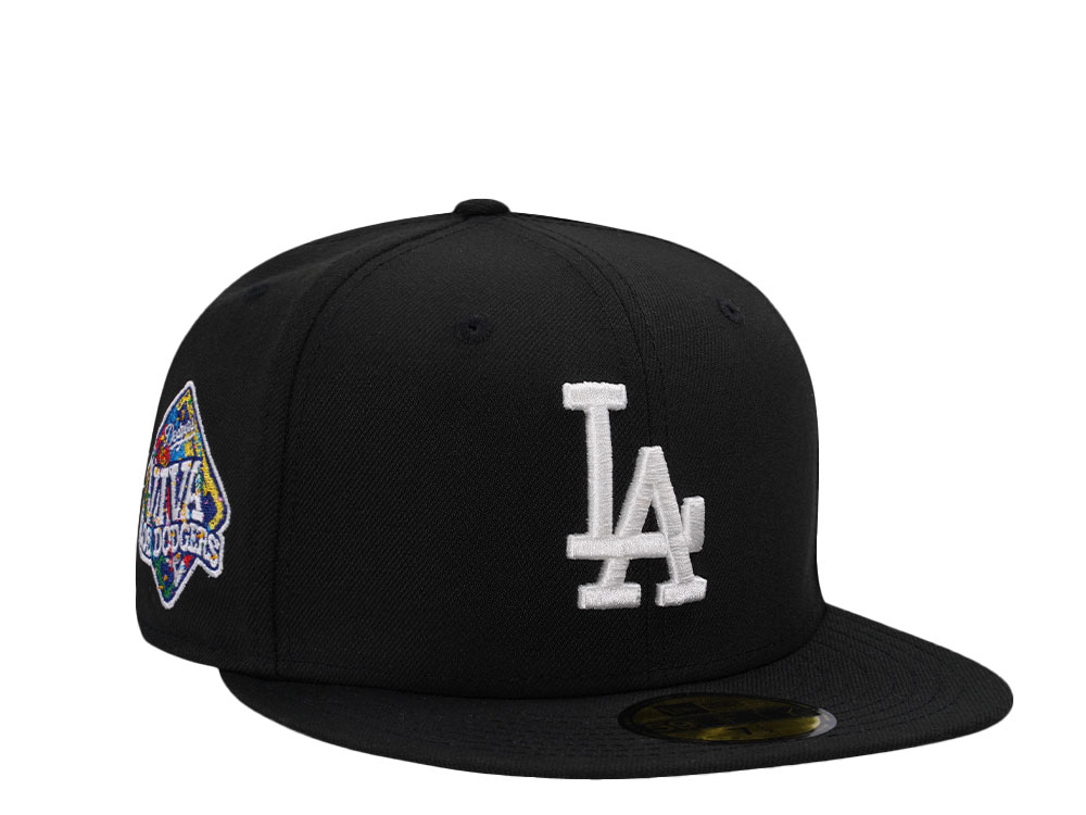 New Era Los Angeles Dodgers Viva LA Black Throwback Edition 59Fifty Fitted Gorra