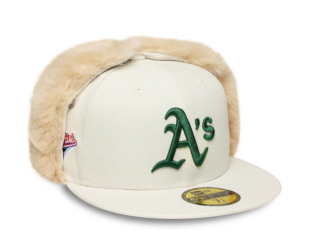 New Era Oakland Athletics World Series 1989 Ivory Prime Edition 59Fifty Dogear Fitted Gorra