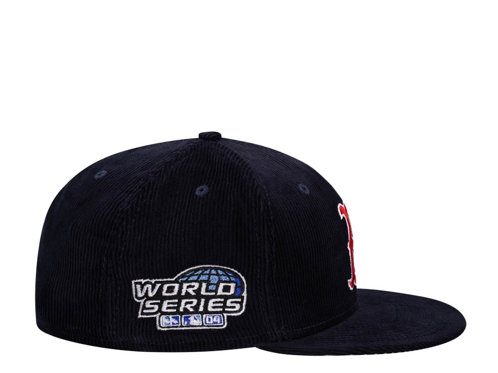 New Era Boston Red Sox World Series 2004 Throwback Cord Edition 59Fifty Fitted Gorra