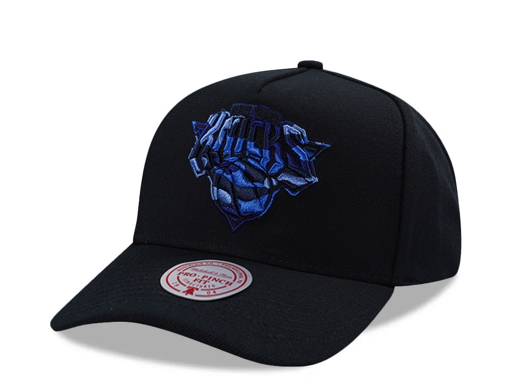 Mitchell & Ness New York Knicks 404 Club Camo Black Edition Pro Pinch Fit Snapback Gorra