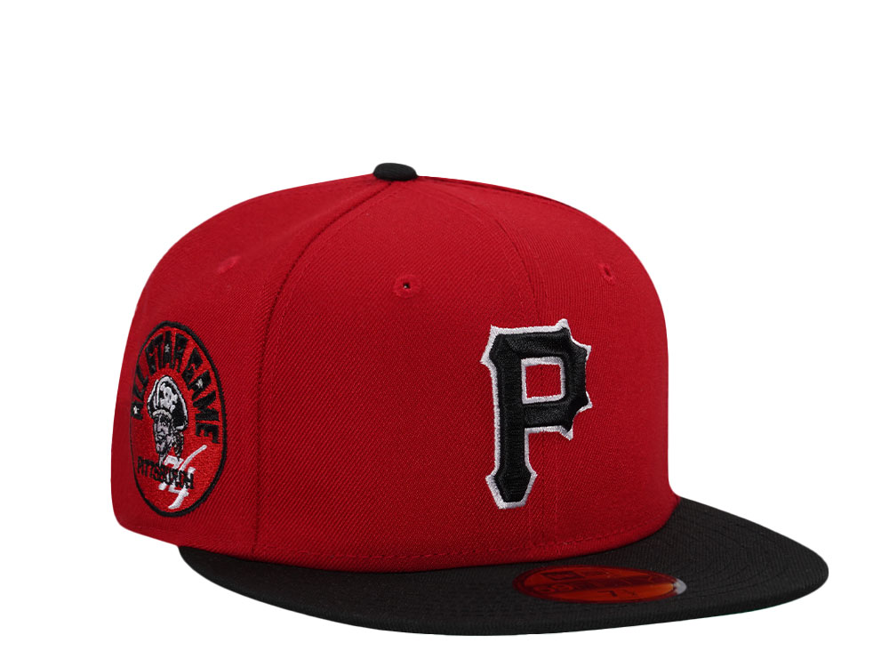 New Era Pittsburgh Pirates All Star Game 1974 Black Red Throwback Edition 59Fifty Fitted Gorra