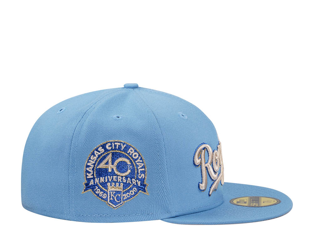 New Era Kansas City Royals 40th Anniversary Sky Classic Edition 59Fifty Fitted Gorra