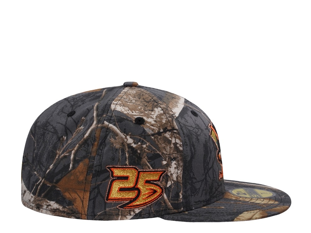 New Era Anaheim Ducks 25th Anniversary Realtree Prime Edition 59Fifty Fitted Gorra