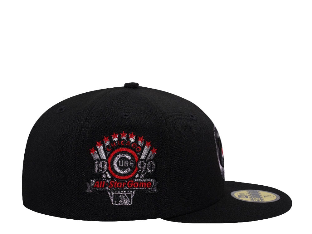 New Era Chicago Cubs All Star Game 1990 Black Prime Edition 59Fifty Fitted Gorra
