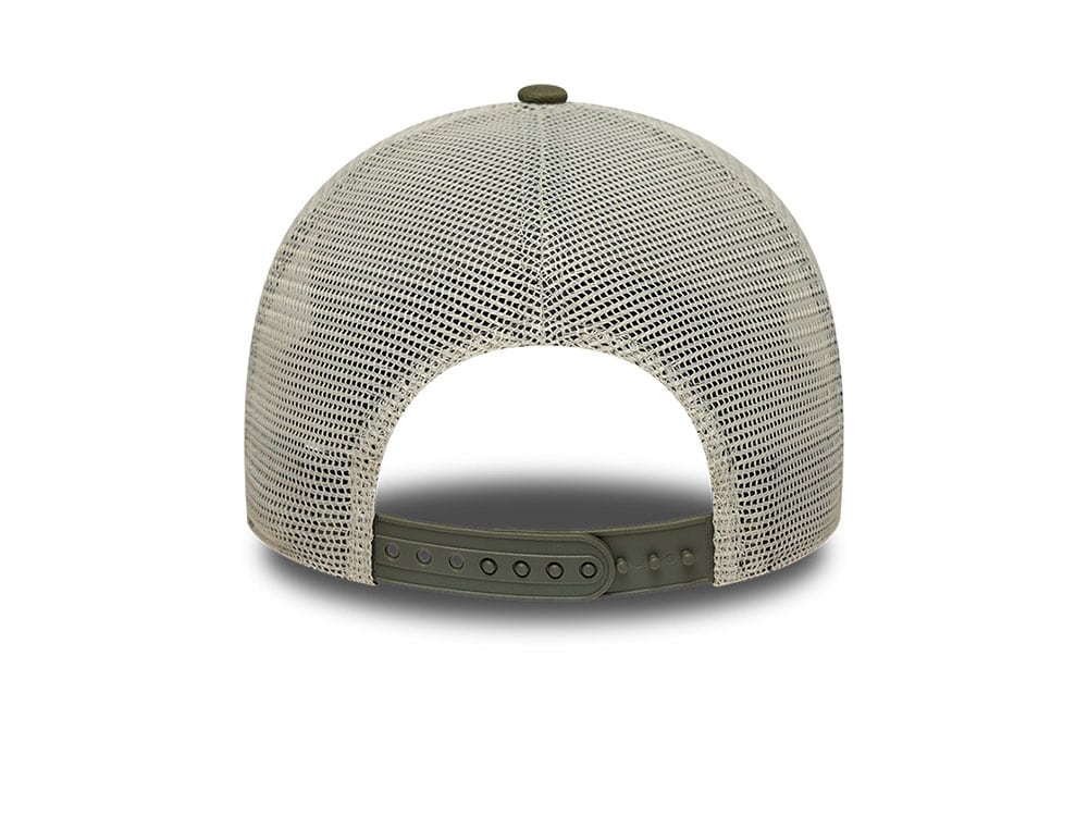 New Era Summer Patch Olive Edition 9Forty A Frame Trucker Snapback Gorra