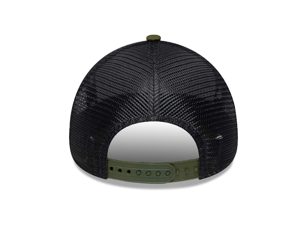 New Era Patch Green 9Forty A Frame Trucker Snapback Gorra