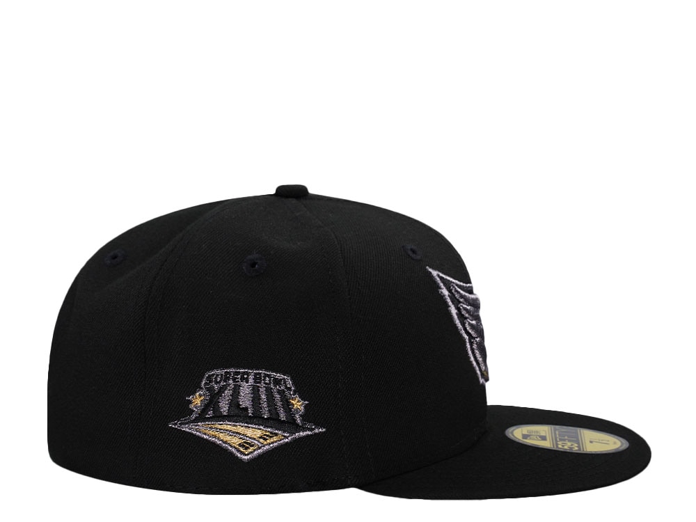 New Era Arizona Cardinals Super Bowl XLIII Metallic Black Prime Edition 59Fifty Fitted Gorra