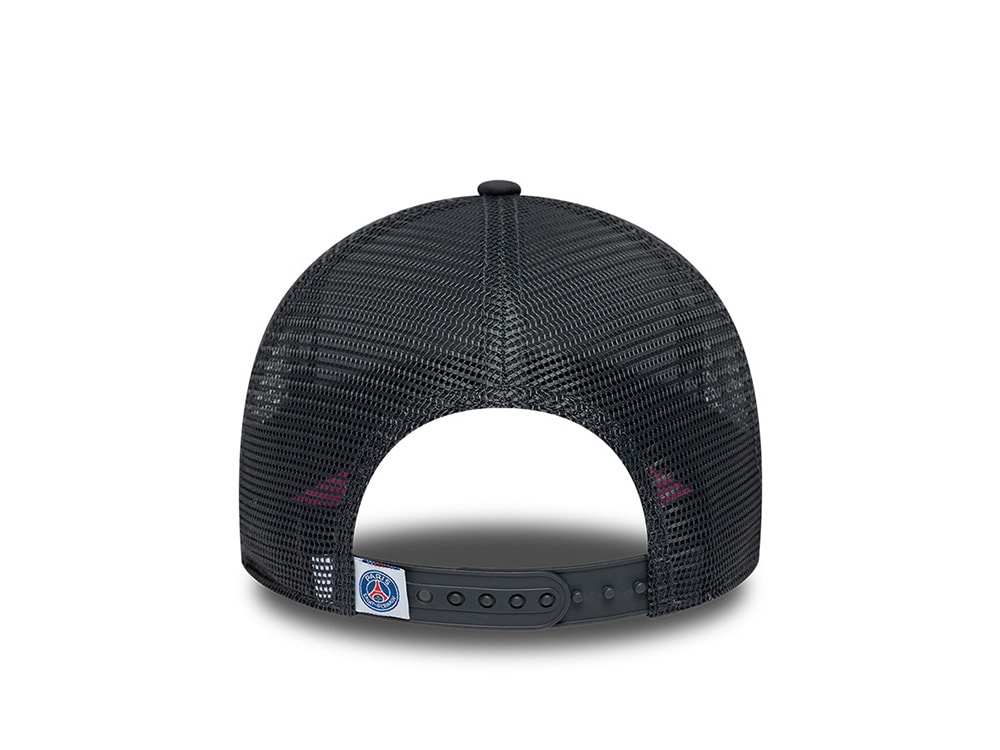 New Era Paris Saint Germain Neon Pink Gray Prime Edition 9Forty A Frame Trucker Snapback Gorra
