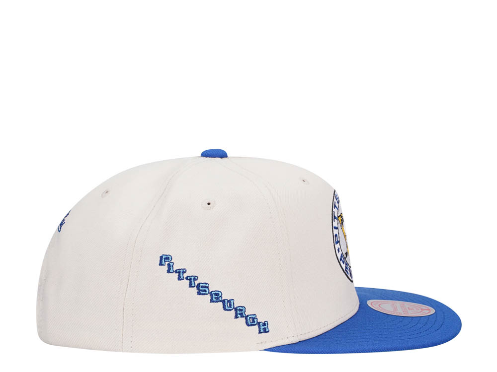 Mitchell & Ness Pittsburgh Penguins Vintage Off-White Snapback Gorra