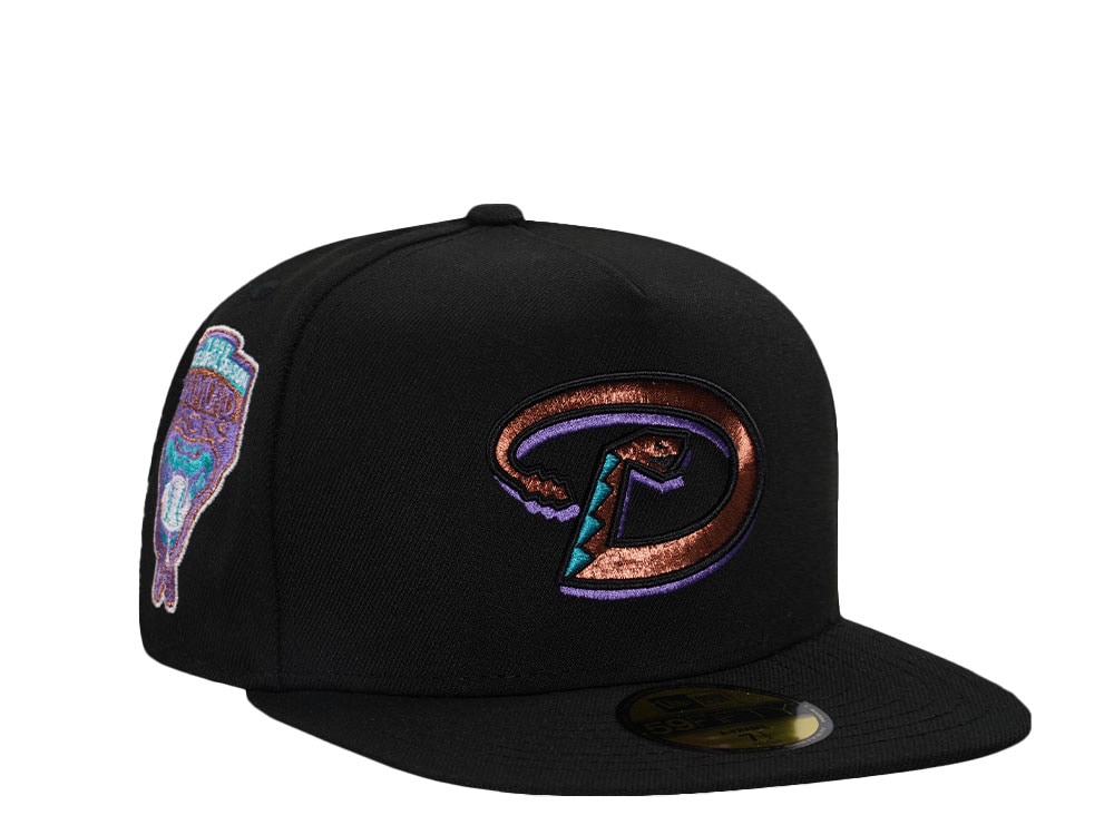 New Era Arizona Diamondbacks Inaugural Season 1998 Black Classic Edition 59Fifty A Frame Fitted Gorra
