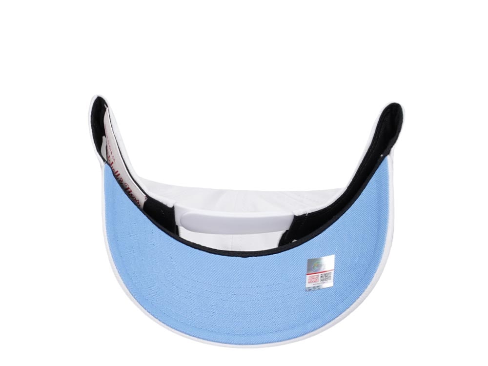 Mitchell & Ness University of North Carolina All in Pro White Snapback Gorra
