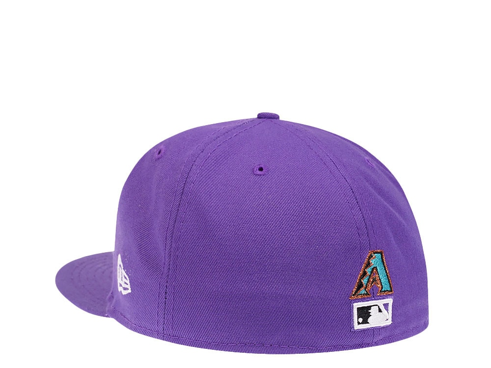New Era Arizona Diamondbacks Purple Duallogo Edition 59Fifty Fitted Gorra