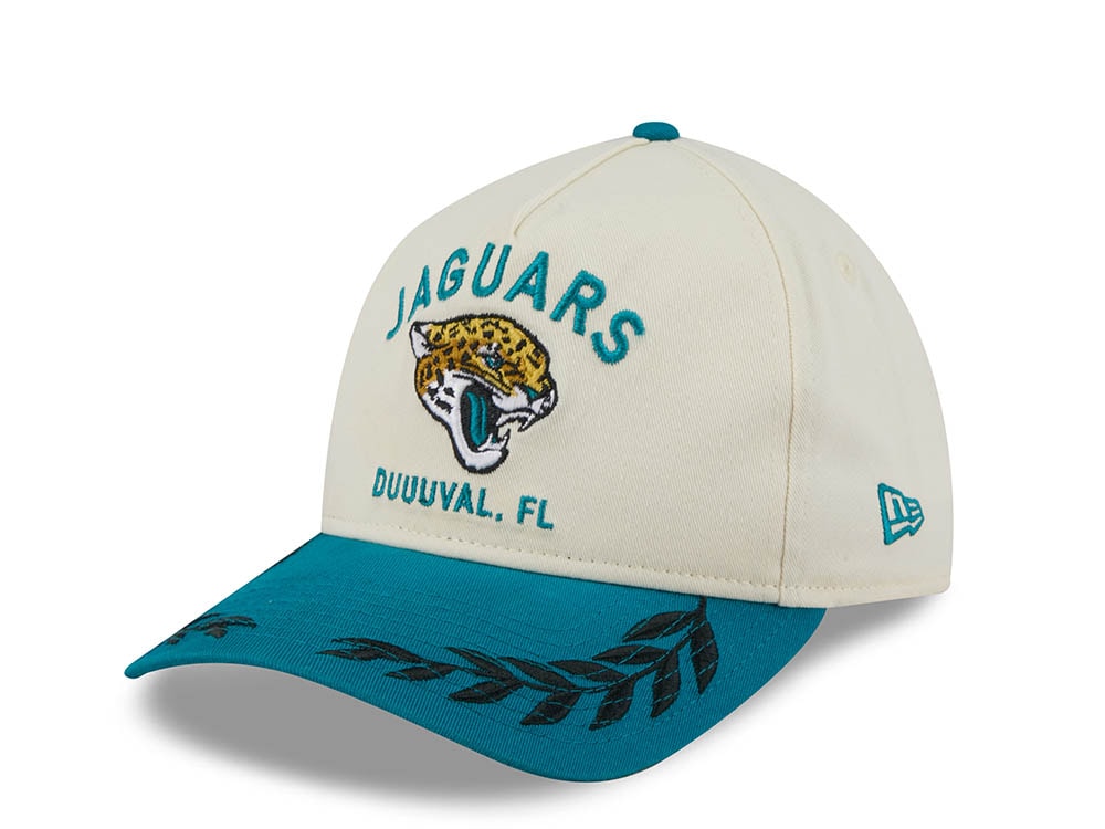 New Era Jacksonville Jaguars 2025 Draft Edition 9Twenty A Frame Strapback Gorra