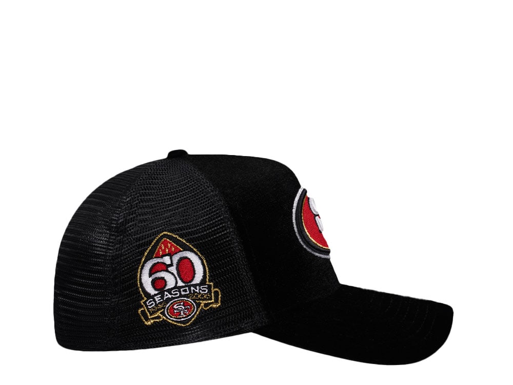 New Era San Francisco 60 Seasons Velvet Trucker Edition 9Forty A Frame Snapback Gorra