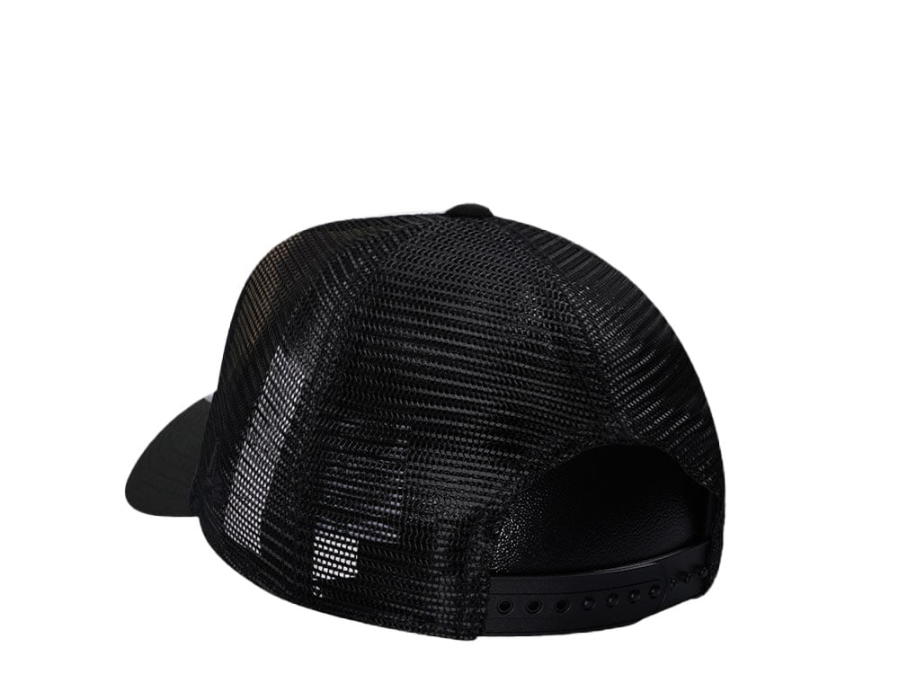 New Era New York Knicks Chrome Black Edition Trucker 9Forty A Frame Snapback Gorra