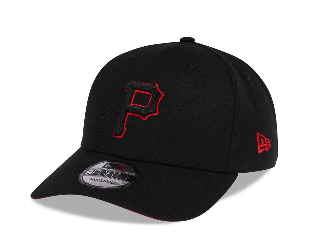 New Era Pittsburgh Pirates Black and Red Edition 9Forty Snapback Gorra