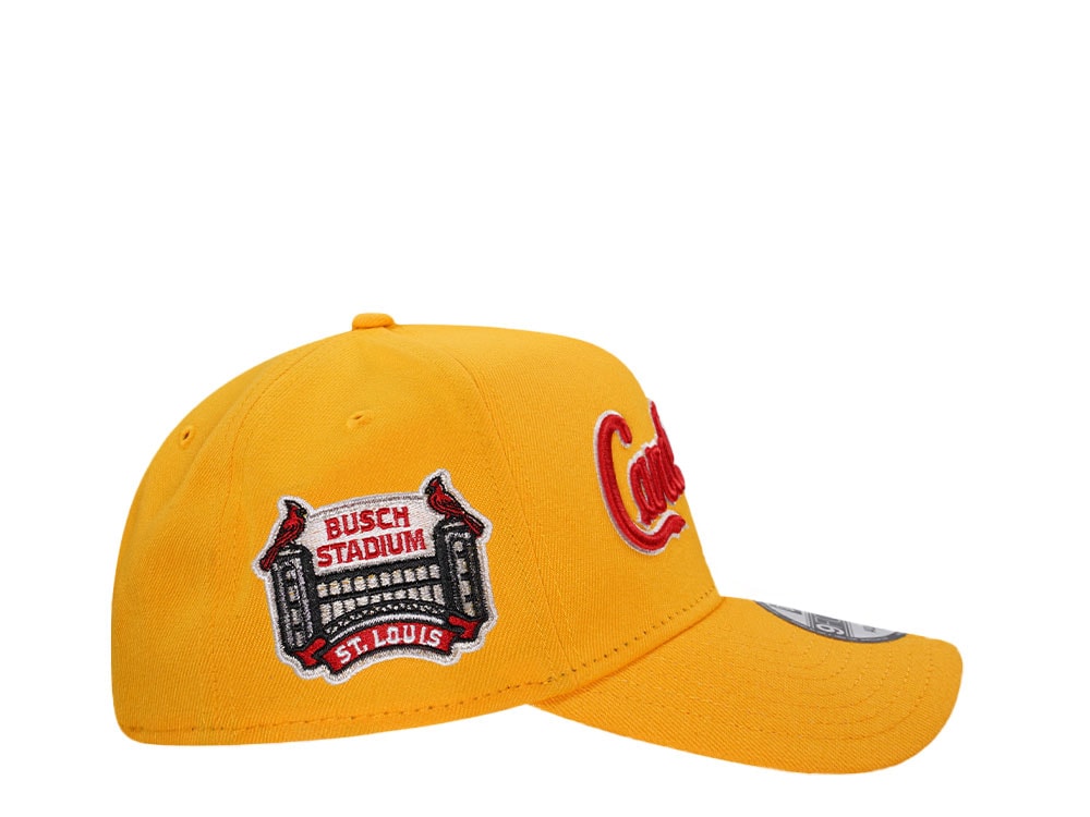 New Era St. Louis Cardinals Busch Stadium Yellow Classic 9Forty A Frame Snapback Gorra