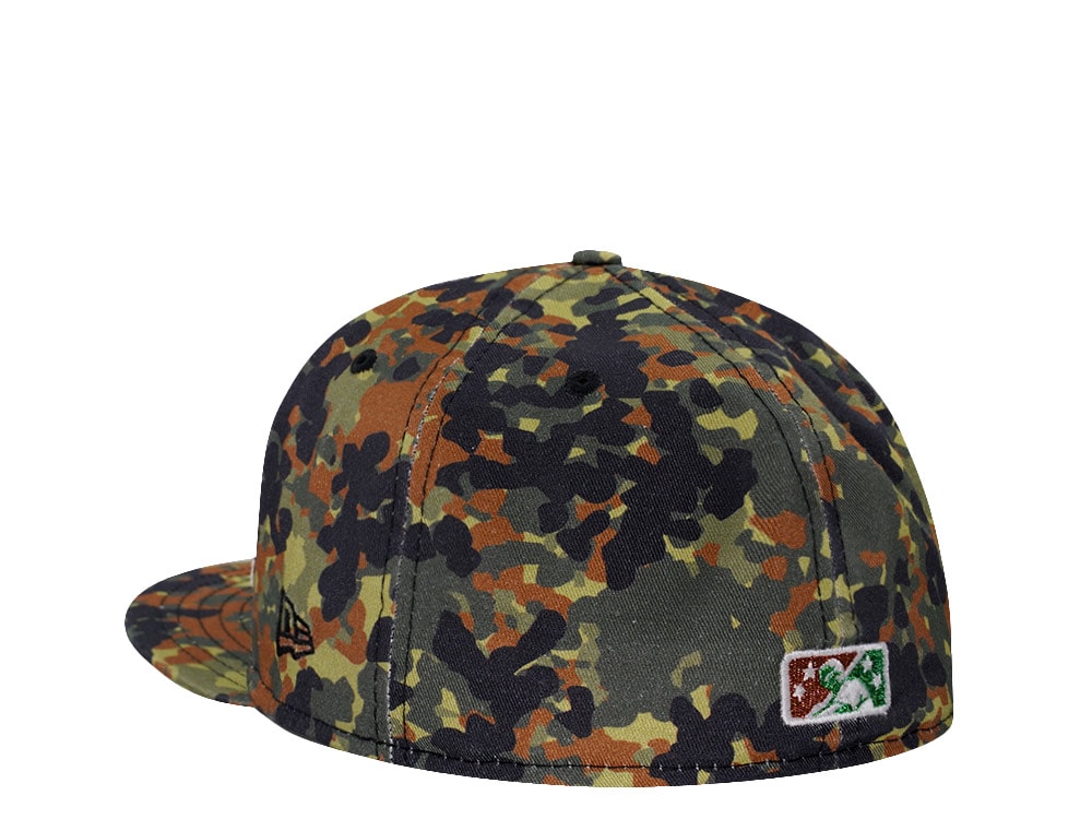 New Era Eugene Emeralds Flecktarn Glow Edition 59Fifty Fitted Gorra