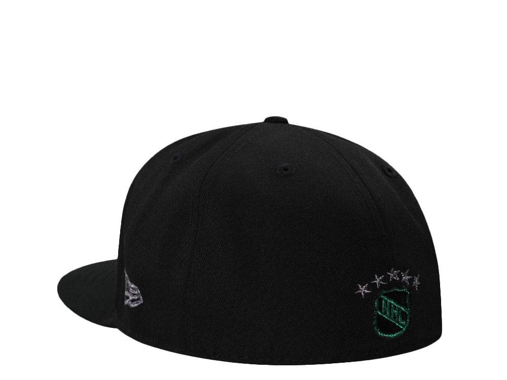 New Era Dallas Stars 20th Anniversary Metallic Black Prime Edition 59Fifty Fitted Gorra