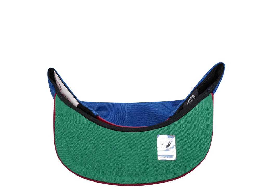 Mitchell & Ness Colorado Avalanche Transcript Two Tone Snapback Gorra