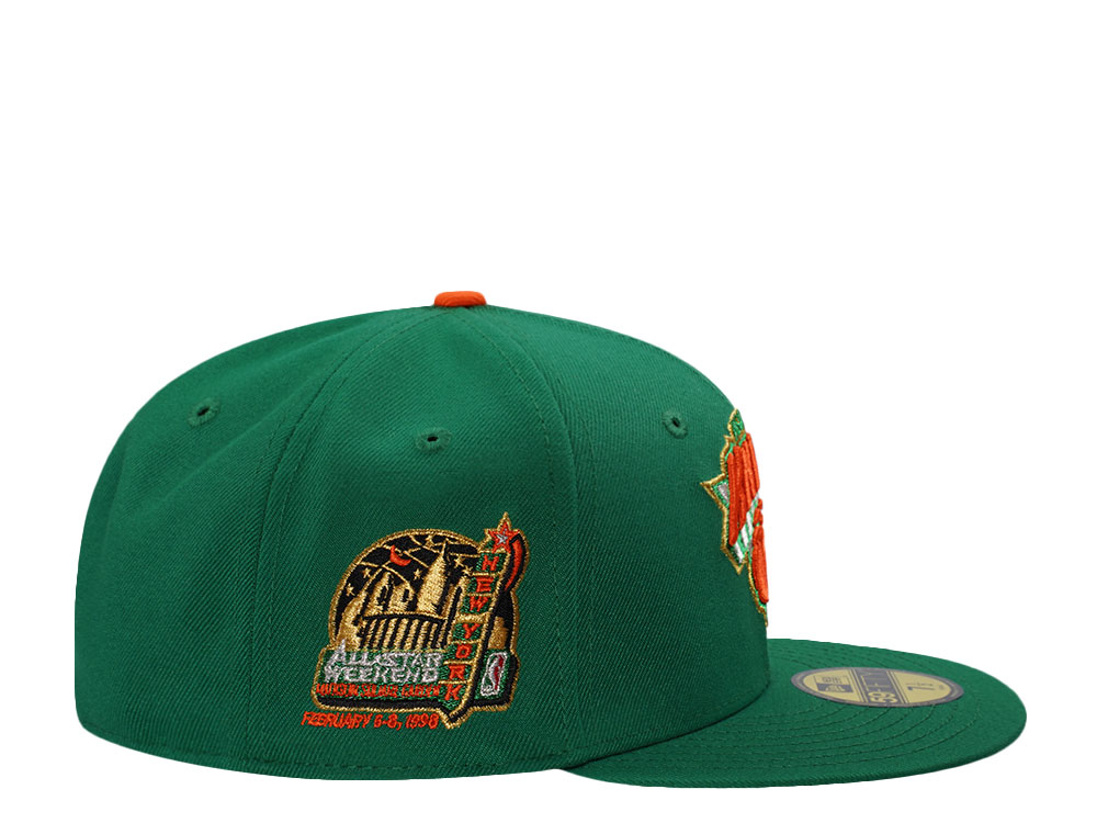 New Era New York Knicks All Star Weekend 1998 Green Metallic Edition 59Fifty Fitted Gorra