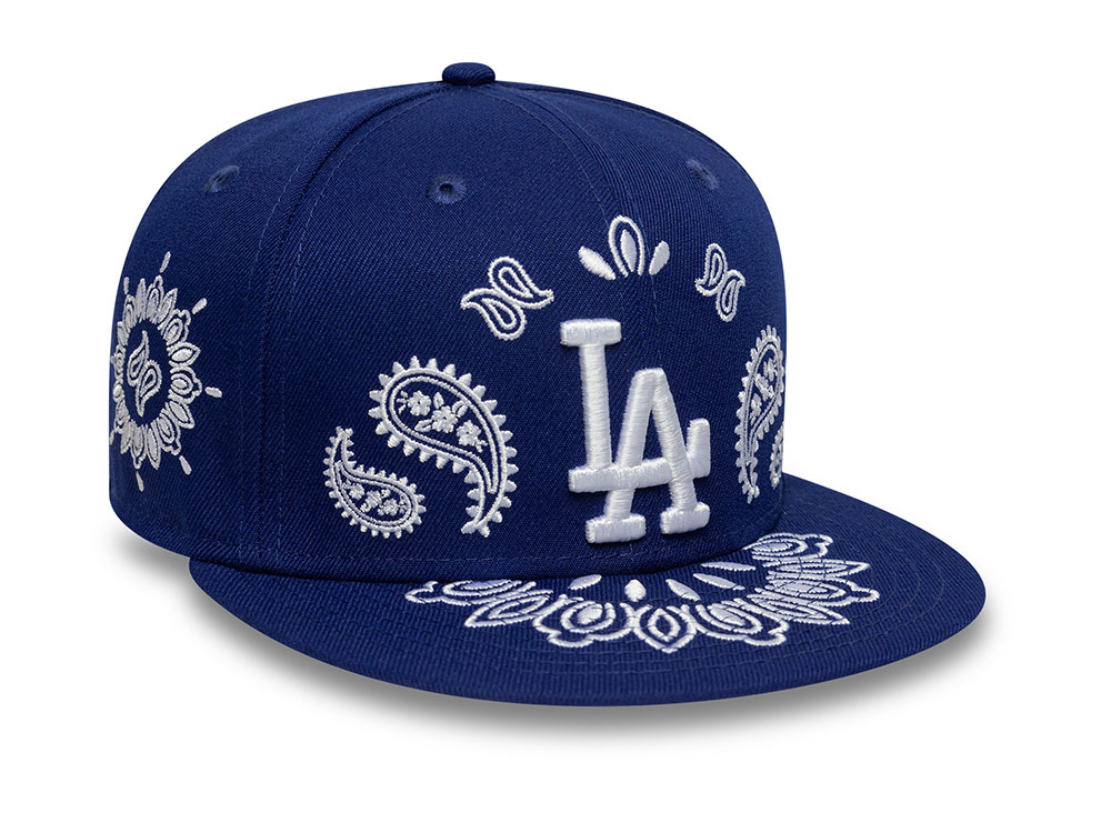 New Era Los Angeles Dodgers Blue Paisley Edition 59Fifty Fitted Gorra