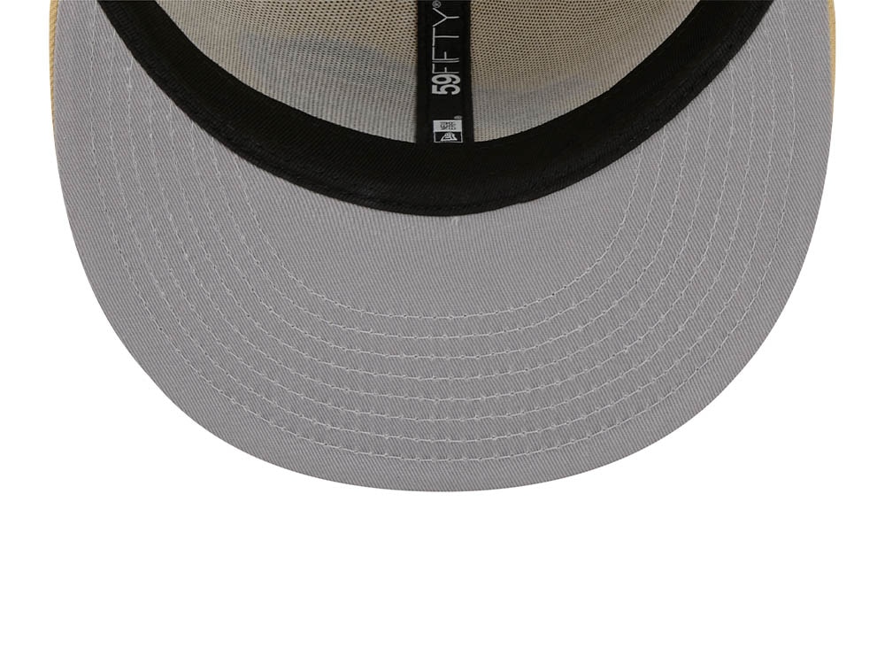 New Era Buffalo Bills Pro Bowl Hawaii 1988 Raffia Front Vegas Gold Edition 59Fifty Fitted Gorra